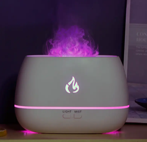 Ультразвуковий зволожувач повітря Blaze з ефектом полум'я та підсвічуванням - нічником на 7 кольорів - мініатюра 2