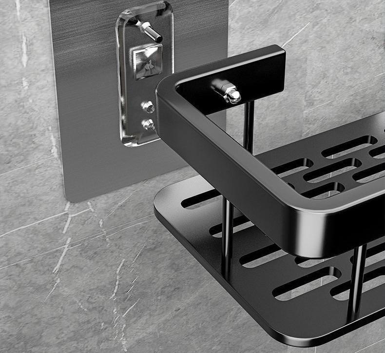 Настінна підвісна полиця – органайзер для ванної кімнати Insta Rack - мініатюра 4