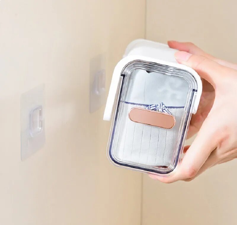 Підвісний пластиковий органайзер для зберігання білизни, шкарпеток, аксесуарів - мініатюра 3