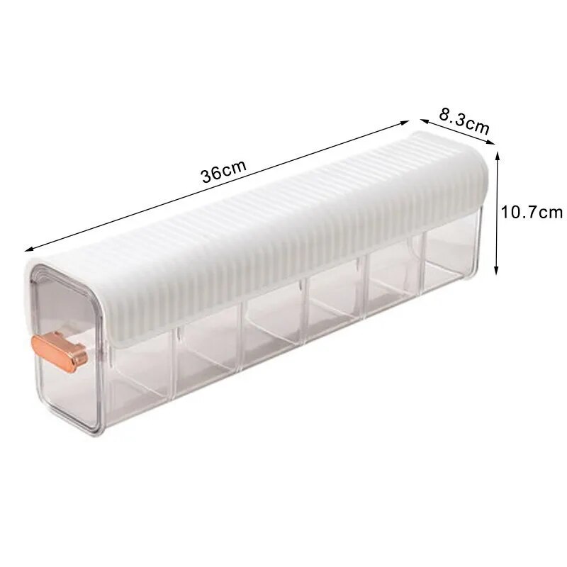 Підвісний пластиковий органайзер для зберігання білизни, шкарпеток, аксесуарів - мініатюра 7