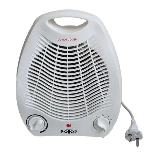 Портативний тепловентилятор – дуйчик, 2000 Вт PoTop LQ-501 ∙ Електричний побутовий обігрівач