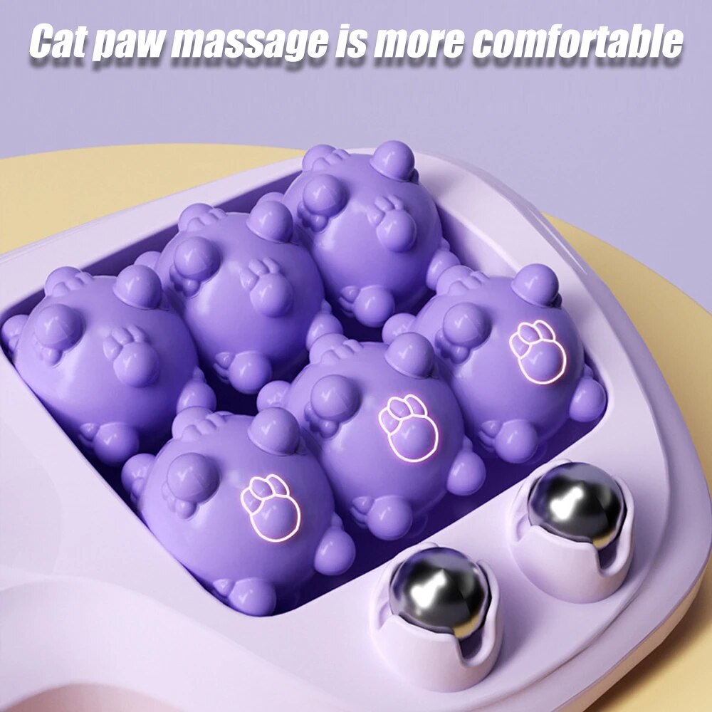 Роликовий магнітний масажер для стоп Cat Claw Style Foot Massager Акупунктурна терапія для ніг - мініатюра 4