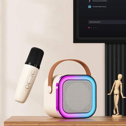 Дитячий набір Караоке Бездротовий мікрофон + Колонка Bluetooth - мініатюра 3