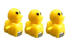 Набір качечок Small Duck для Качиної гоночної траси, 3 шт. в комплекті