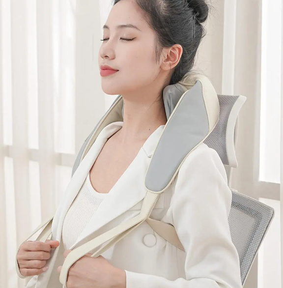 Ударний вібромасажер для спини, плечей та шиї - мініатюра 5