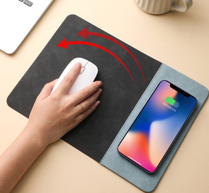 Килимок для миші з бездротовою зарядкою для смартфона - мініатюра 3