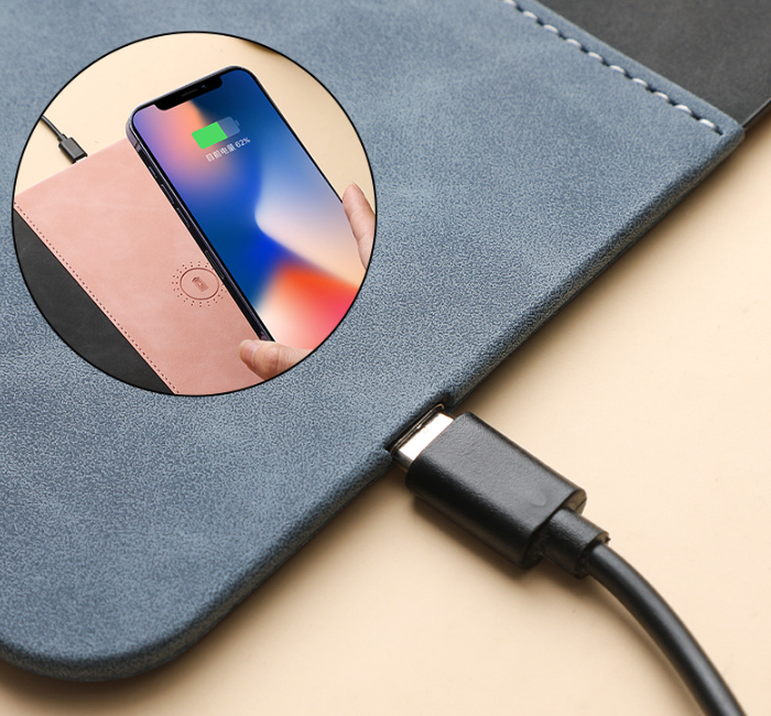 Килимок для миші з бездротовою зарядкою для смартфона - мініатюра 6