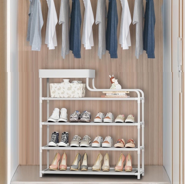 Стелаж підлоговий для взуття CLOTHES RACK ∙ Полиця - органайзер в передпокій для зберігання взуття - мініатюра 6