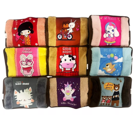 Затишна електрична муфта для рук ∙ Плюшева грілка для рук із малюнком - мініатюра 2