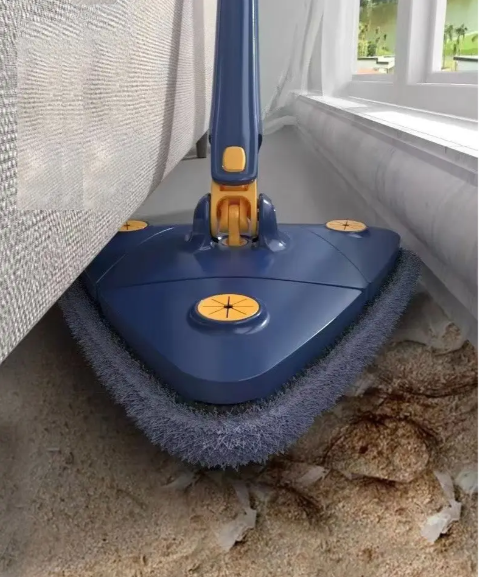 Інноваційна регульована швабра Triangle MOP ∙ Трикутна швабра з віджимом та поворотом на 360 - мініатюра 4
