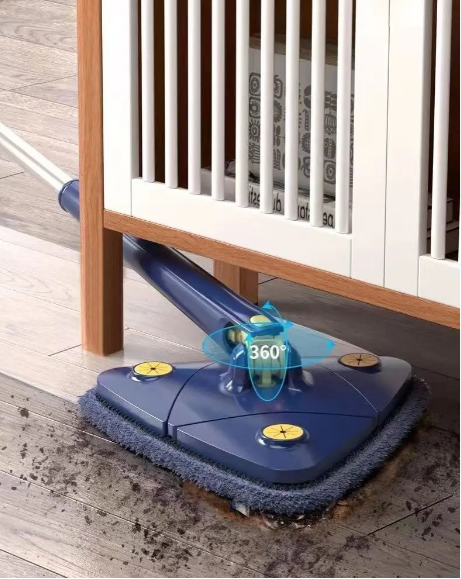 Інноваційна регульована швабра Triangle MOP ∙ Трикутна швабра з віджимом та поворотом на 360 - мініатюра 6