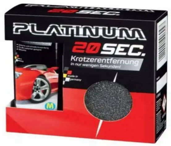 Полірувальна паста Platinum 20 sec для видалення дрібних подряпин з авто - мініатюра 2