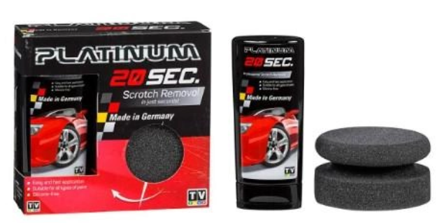 Полірувальна паста Platinum 20 sec для видалення дрібних подряпин з авто - мініатюра 3