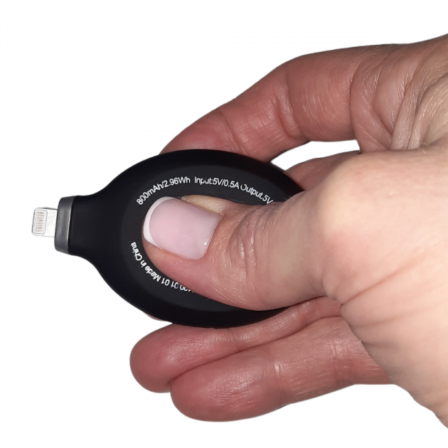 Powerbank – брелок для ключів Power Pod Emergency Charge 800 mAh Роз'єм Micro USB ∙ Портативний зарядний пристрій Power Bank для телефону - мініатюра 5