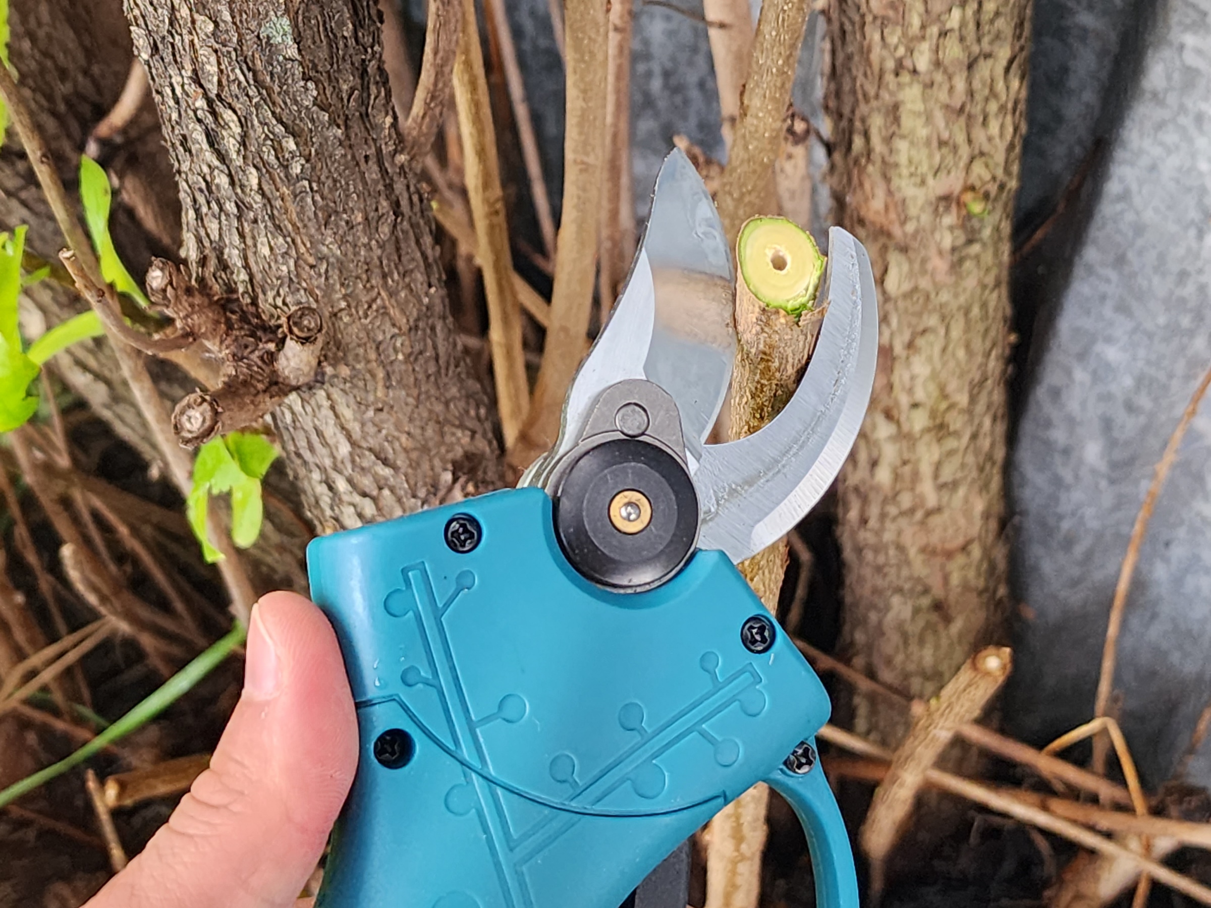 Електросекатор бездротовий Garden Master QJ25 зі знімними акумуляторами 2х16,8V Li-ion - мініатюра 2