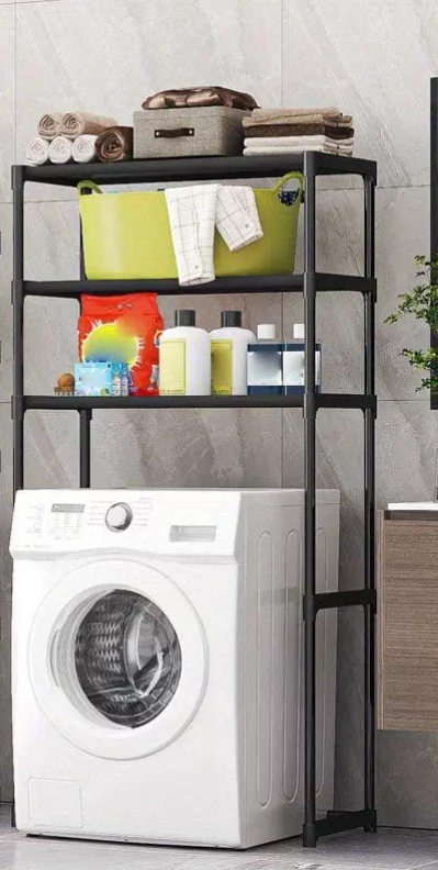 Багатофункціональний підлоговий стелаж для ванної кімнати ∙ Містка поличка-органайзер Storage rack