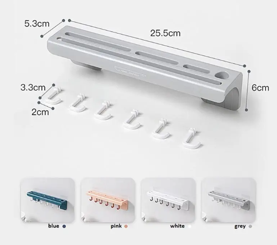 Настінний тримач для ножів та аксесуарів ∙ Підвісний органайзер для кухні - мініатюра 5