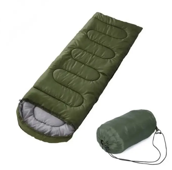 Туристичний спальний мішок спальник з капюшоном, 210 x 75 см - мініатюра 3