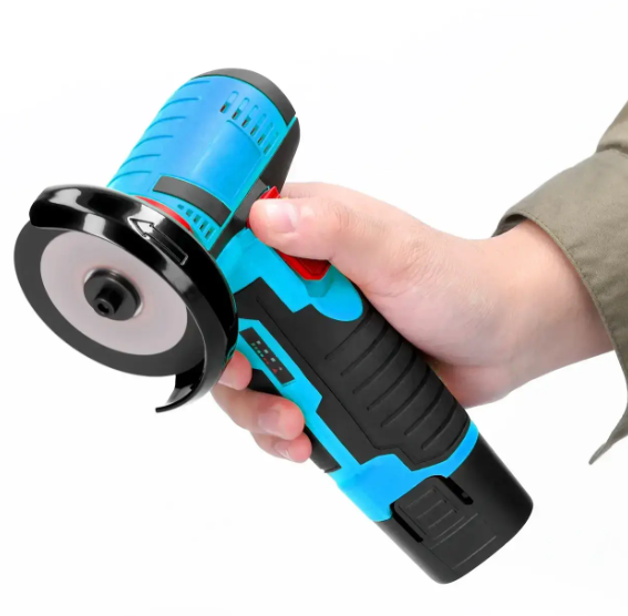 Мініболгарка акумуляторна з двома дисками та знімними акумуляторами Li-ion 2 х 12V в кейсі - мініатюра 7