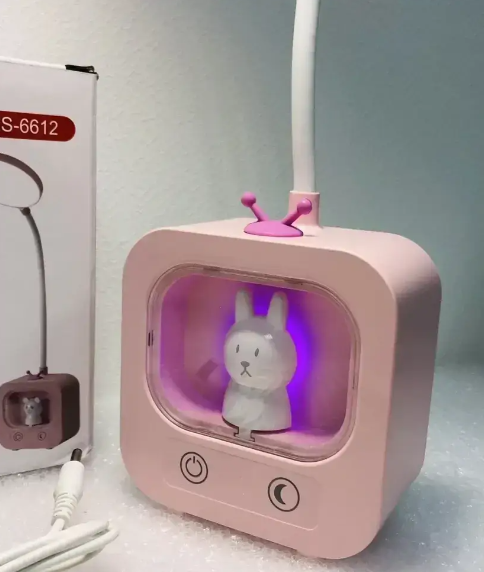 Настільна світлодіодна лампа Teddy Bear з підсвічуванням та гнучкою ніжкою ∙ Функціональна LED-лампа з акумулятором - мініатюра 5