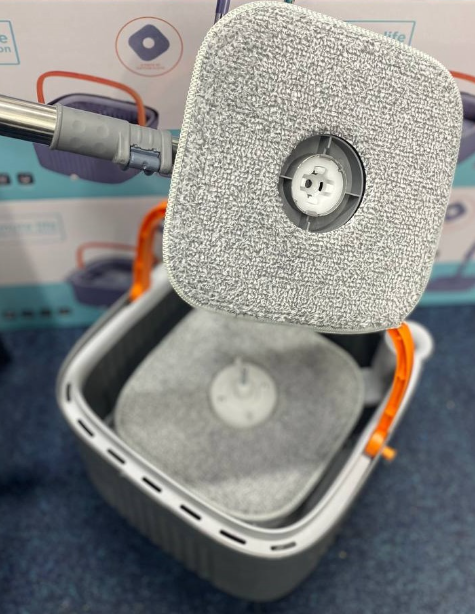 Швабра з відром і віджимом Mop with Bucket K10 ∙ Комплект для миття підлог ∙ Складна швабра - мініатюра 3