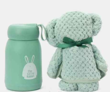 Подарунковий набір Simple Life ∙ Святковий комплект (термокухоль, рушник, іграшка) - мініатюра 2