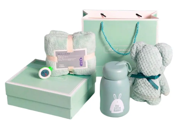 Подарунковий набір Simple Life ∙ Святковий комплект (термокухоль, рушник, іграшка) - мініатюра 3