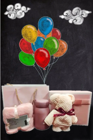 Подарунковий набір Simple Life ∙ Святковий комплект (термокухоль, рушник, іграшка) - мініатюра 4