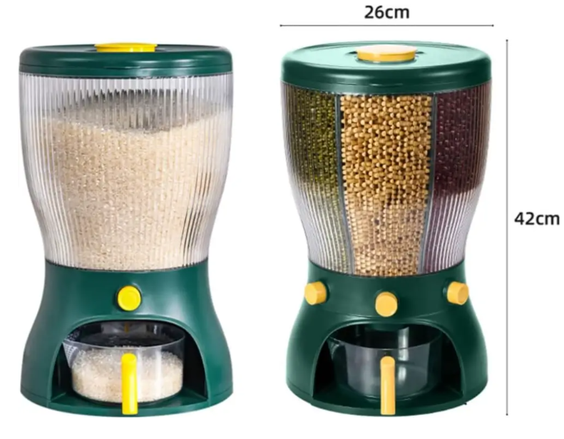 Диспансер-органайзер для круп та сипучих Rotate-Dispenser ∙ Контейнер з дозатором для сипучих продуктів - мініатюра 5