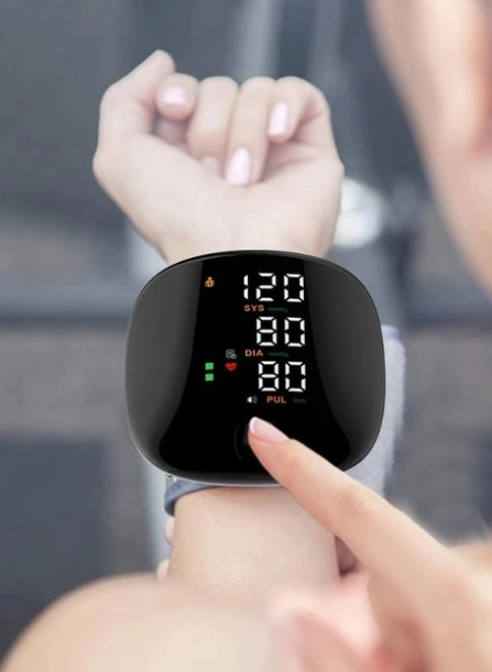 Автоматичний тонометр для зап'ястя ∙ Апарат для вимірювання тиску із вбудованим акумулятором - мініатюра 5