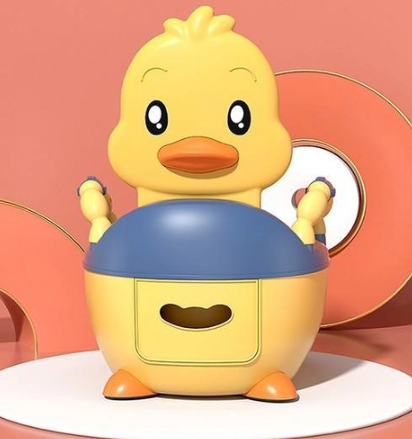 Портативний складний горщик Каченя з м'яким сидінням - мініатюра 2