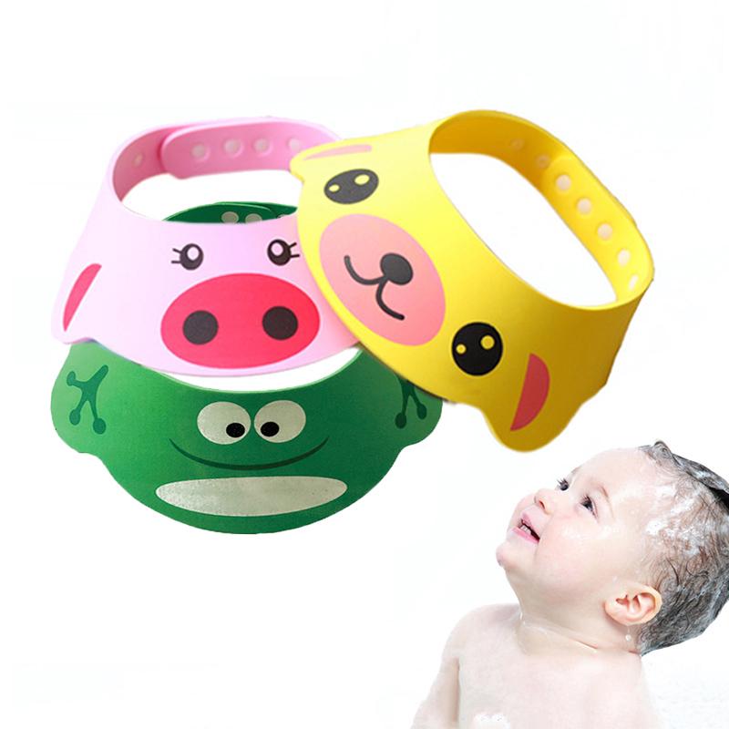 Дитячий регульований козирок для миття голови та стрижки Baby Shower Cap - мініатюра 2
