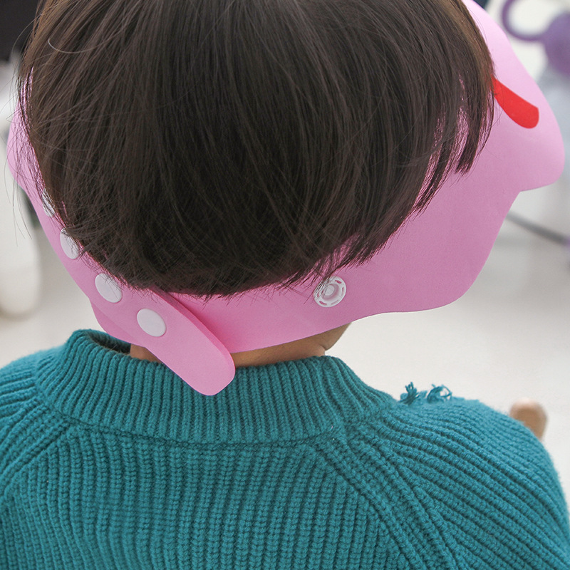 Дитячий регульований козирок для миття голови та стрижки Baby Shower Cap - мініатюра 9