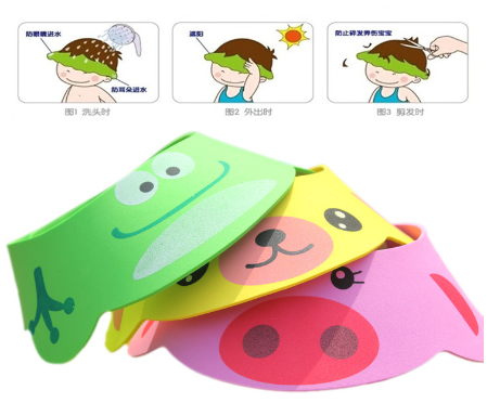 Дитячий регульований козирок для миття голови та стрижки Baby Shower Cap - мініатюра 11