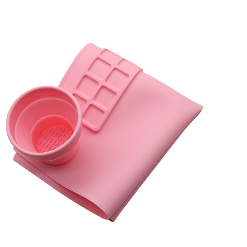 Силіконовий килимок для малювання та творчості з палітрою для змішування фарб - мініатюра 3