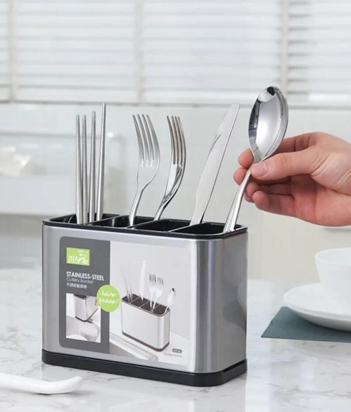 Кухонний органайзер SURFACE для столових приладів ∙ Сушарка для зберігання кухонного приладдя - мініатюра 4