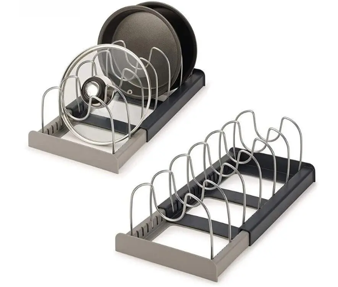 Розсувний органайзер DISH RACK ∙ Тримач для зберігання кришок