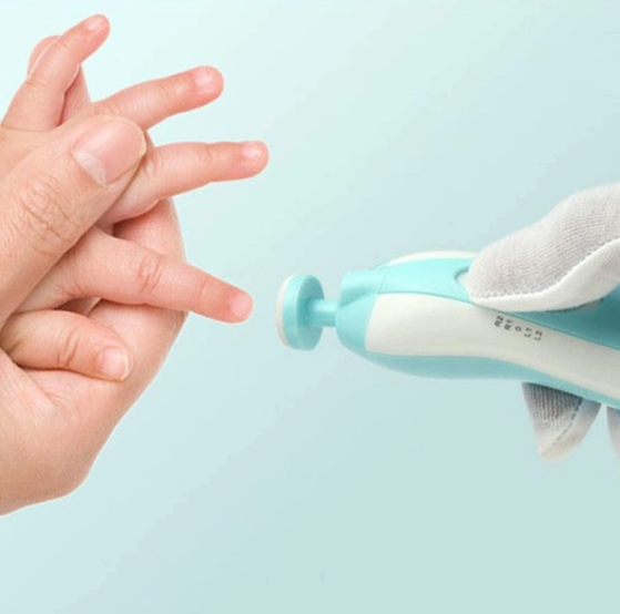 Дитячий триммер для нігтів 6 в 1 Манікюрний набір для дітей та дорослих з насадками для шліфування та полірування в комплекті - мініатюра 3