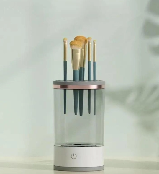 Портативний очисник для пензликів ∙ Електрична USB машинка для очищення косметичного приладдя 3 в 1 - мініатюра 3