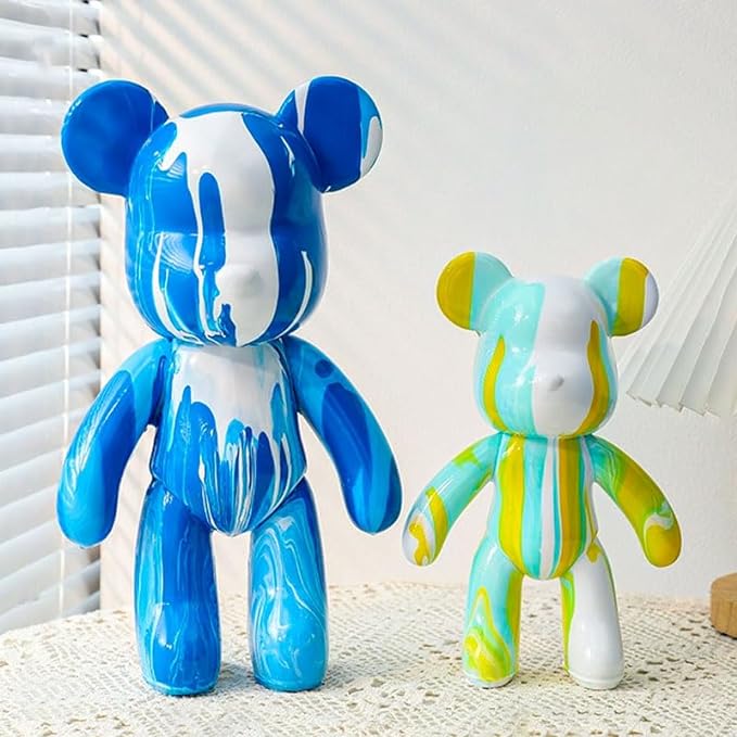Флюїдне ведмежа Fluid Bear Bearbrick з фарбами, 23 см - мініатюра 2