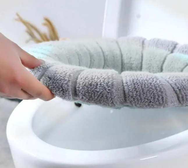 М'який чохол на сидіння унітазу - мініатюра 4