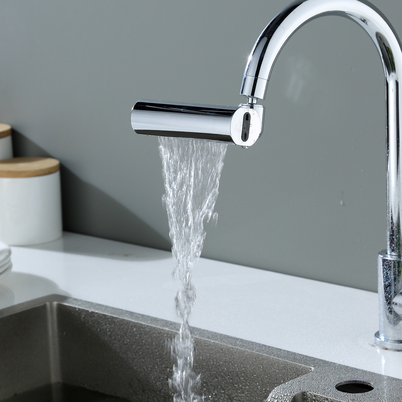 Водозберігальна насадка SHOWER HEAD на кухонний кран з широкою лійкою – розпилювачем та обертанням 360° - мініатюра 3