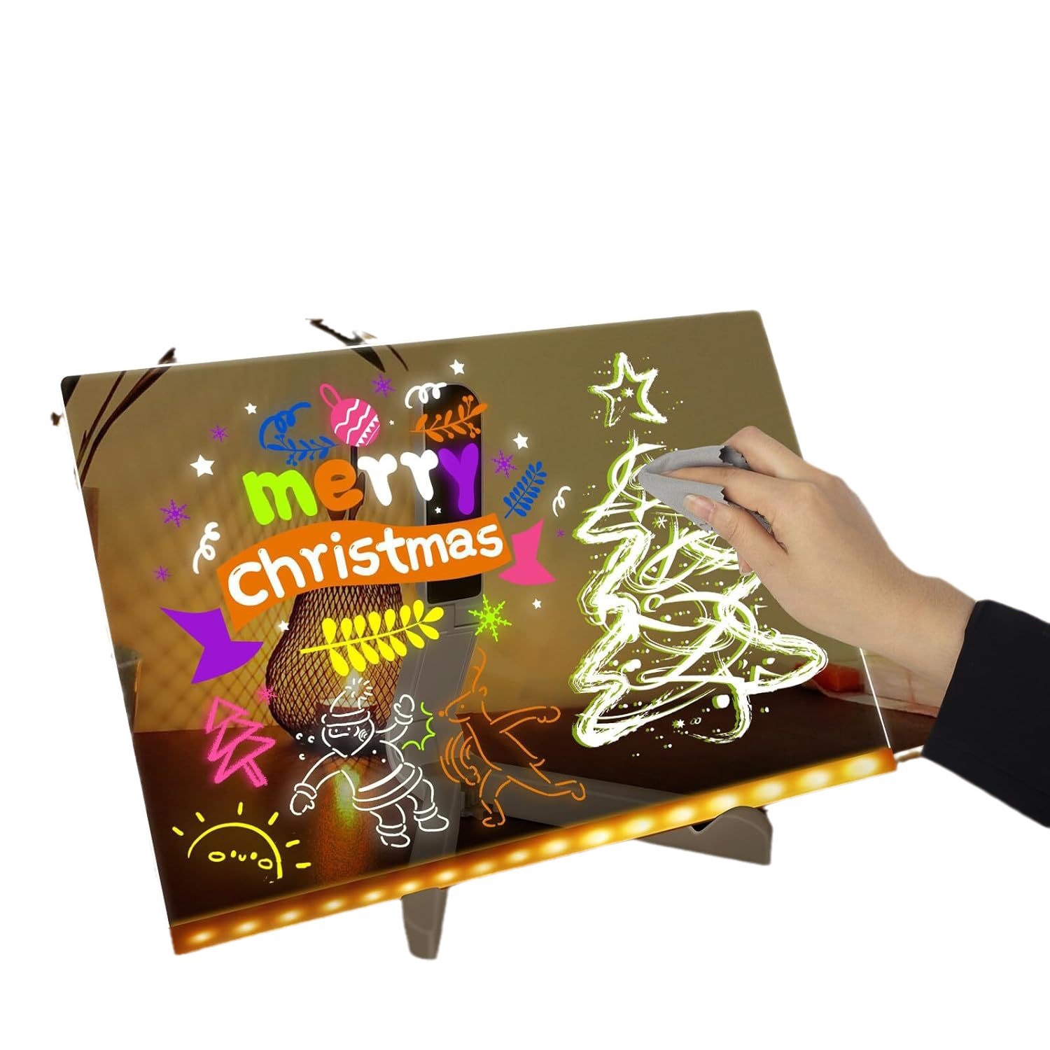 Світлодіодна дошка – планер для нотаток та малювання з підсвічуванням - мініатюра 2