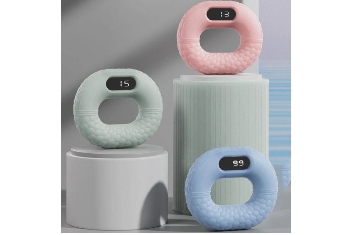 Електронний кистьовий еспандер - кільце з вбудованим лічильником та підключенням до смартфону з можливістю управління - мініатюра 2