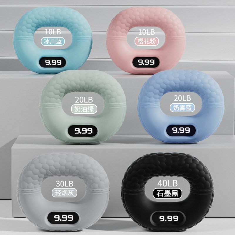 Електронний кистьовий еспандер - кільце з вбудованим лічильником та підключенням до смартфону з можливістю управління - мініатюра 3