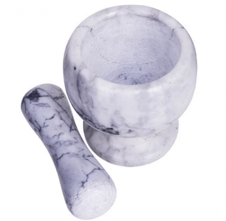 Мармурова ступка з товкачем FRICO FRU-059 для подрібнення спецій - мініатюра 3