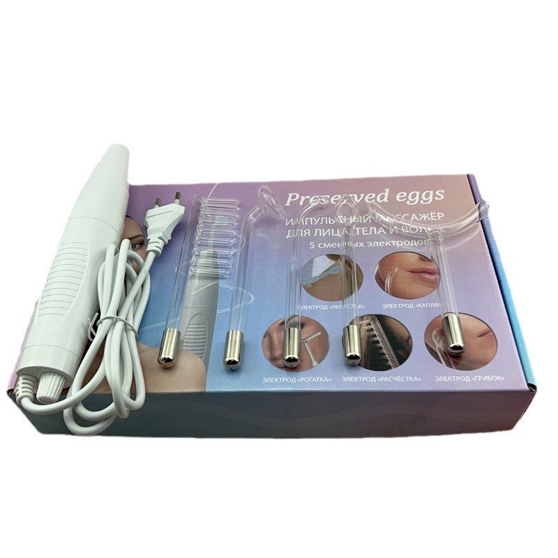 Косметологічний апарат Дарсонваль Darsonval Імпульсний масажер для обличчя, тіла та волосся - мініатюра 5