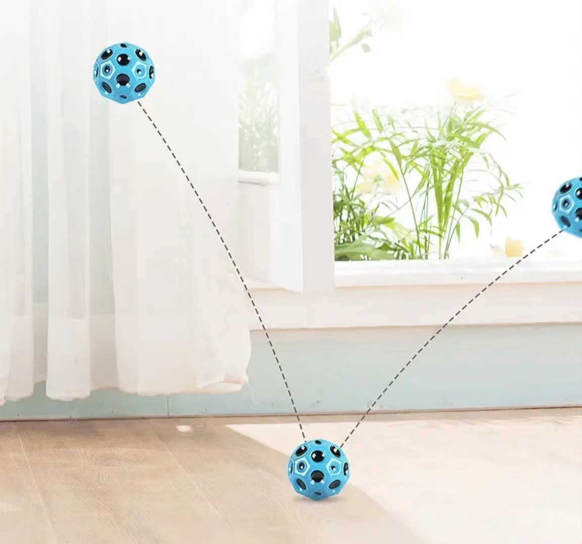 Антигравітаційний м'яч – стрибунець Gravity Ball М'ячик антистрес - мініатюра 4