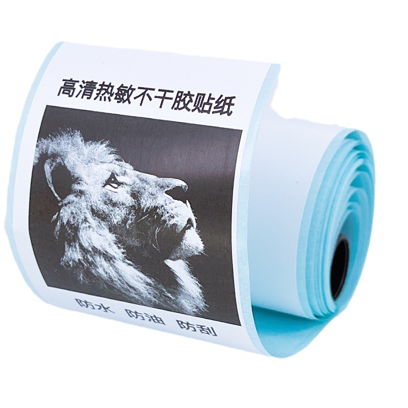 Набір клейкого термопаперу для друку портативного принтера, 5 рулонів - мініатюра 2