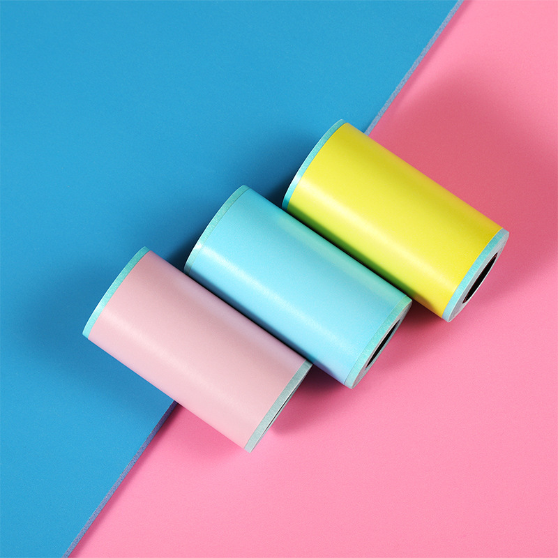 Набір кольорового термопаперу для друку портативного принтера, 3 рулони - мініатюра 7